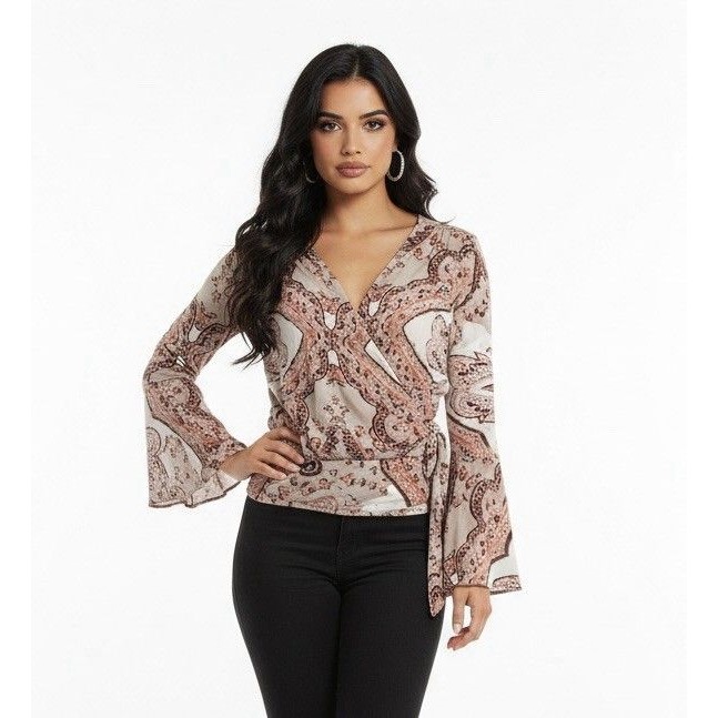 Free People Fiona's Bell Sleeve Oversized Top Women’s Small